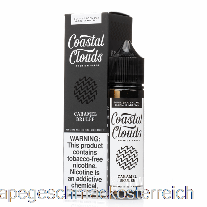 Karamell-Brûlée – Coastal Clouds Co. - 60 Ml 3 Mg Vape-Geschmack